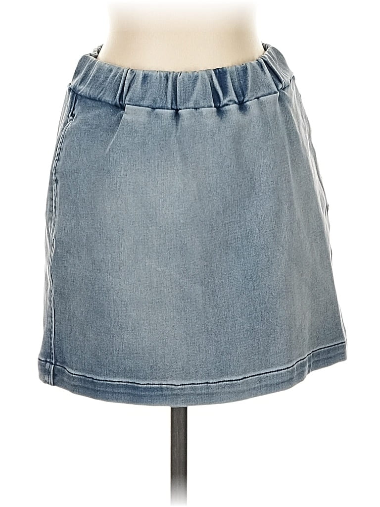 Pre-owned Frame Denim Skirt In Blue