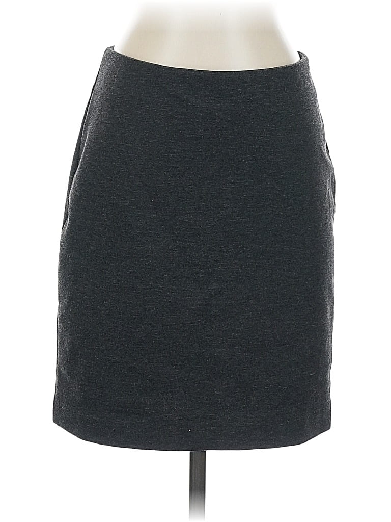 Pre-owned New York And Company Casual Skirt In Gray