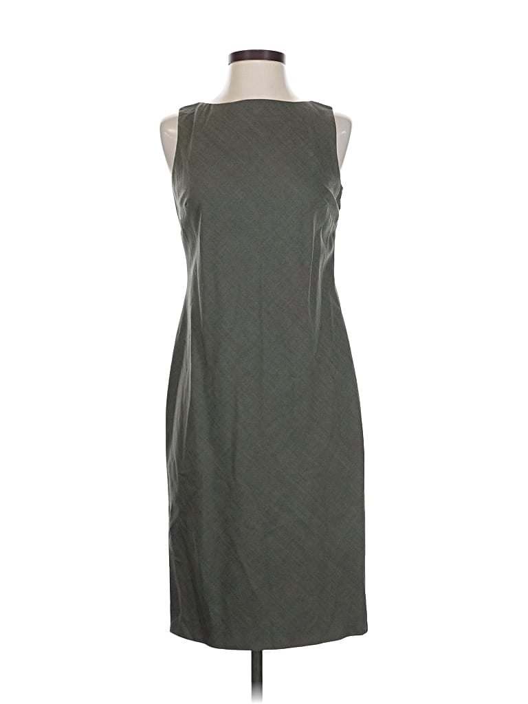 Pre-owned Ann Taylor Loft Casual Dress In Gray