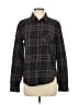 Paige 100% Cotton Plaid Black Long Sleeve Button-Down Shirt Size S - photo 1