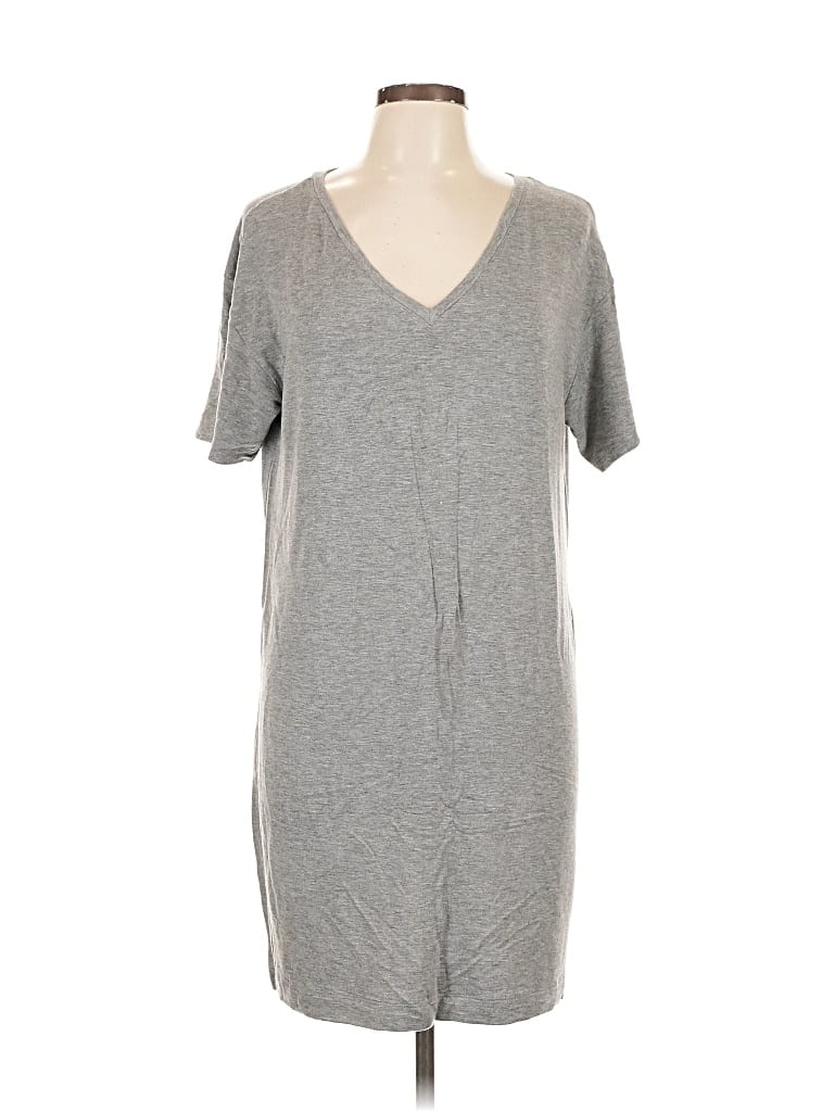 Pre-owned Lou & Grey Casual Dress In Gray