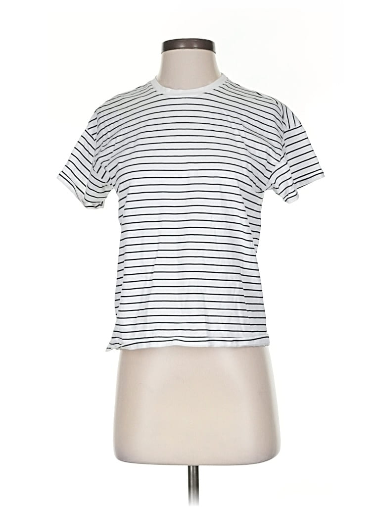 Pre-owned Cozy Earth Short Sleeve T-shirt In White