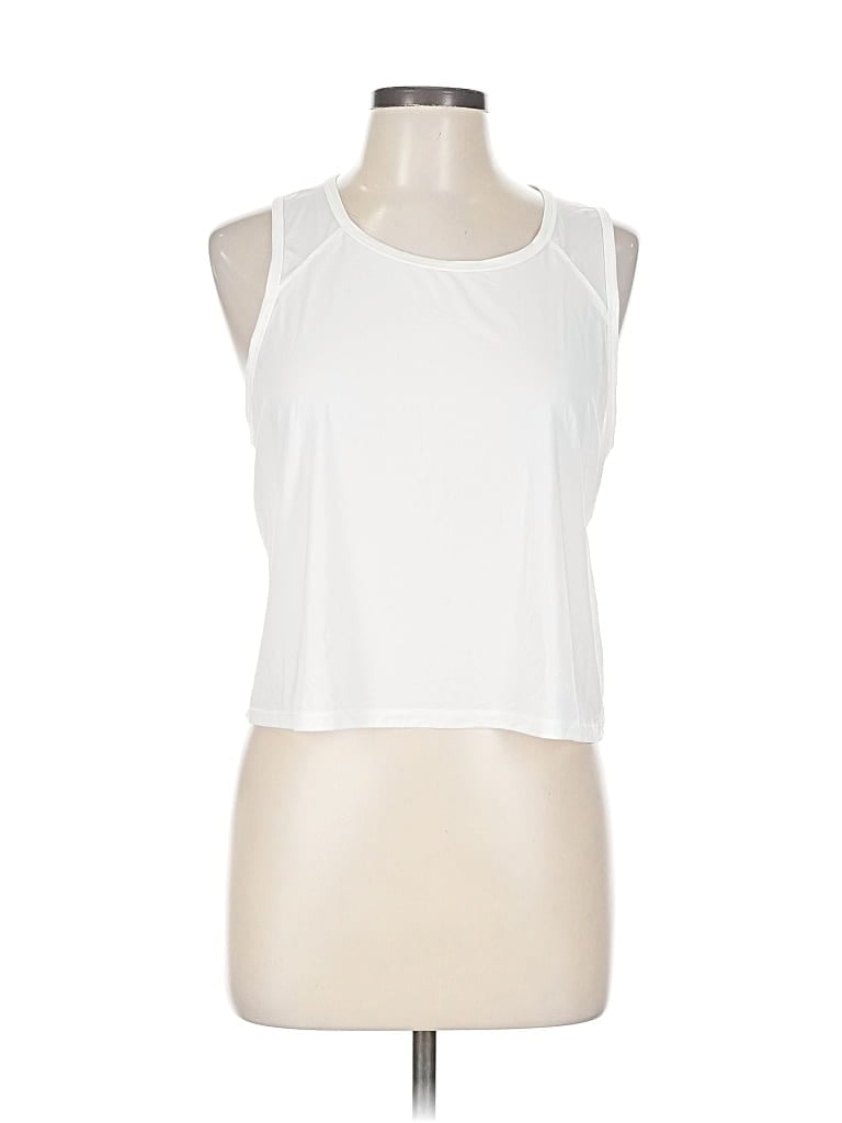 Pre-owned Offline By Aerie Sleeveless T-shirt In White
