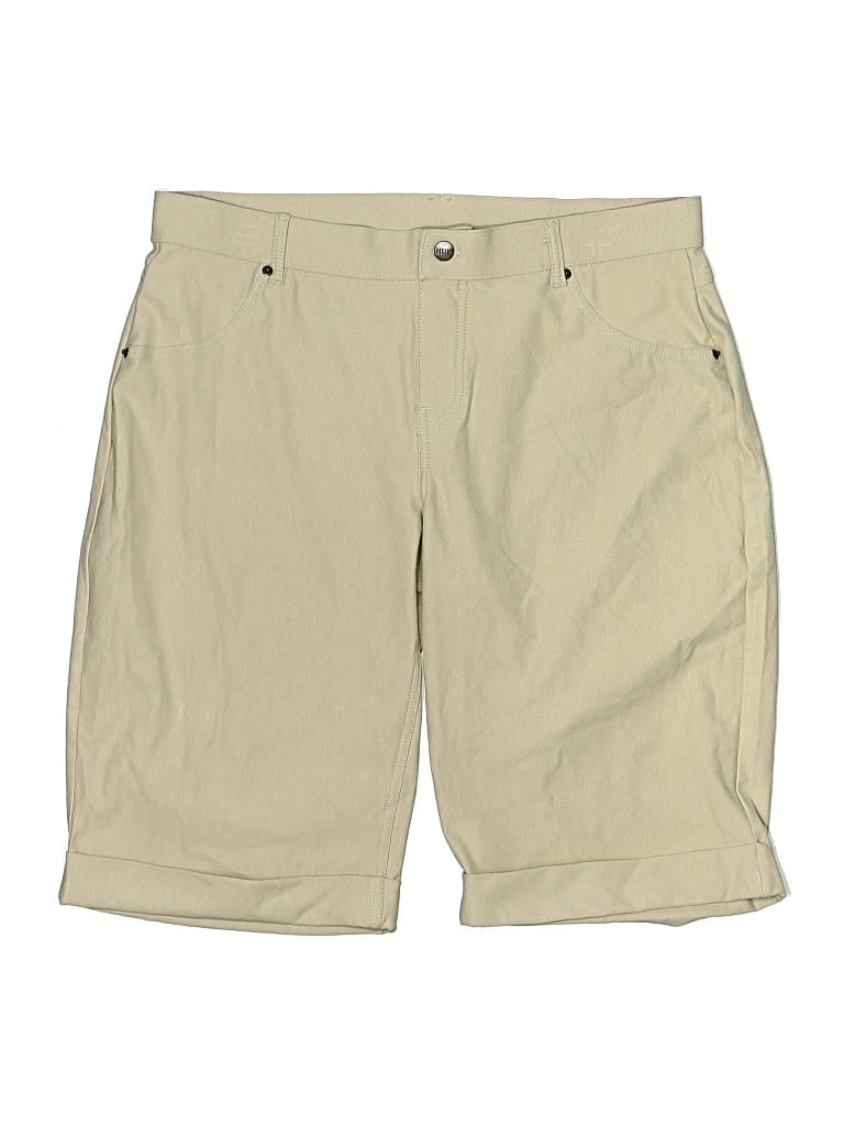 Hue Khaki Shorts In Neutral
