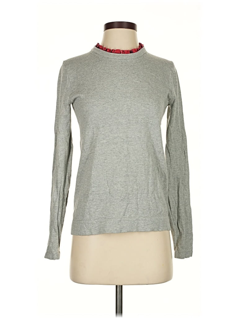 Pre-owned J.crew Factory Store Turtleneck Sweater In Gray