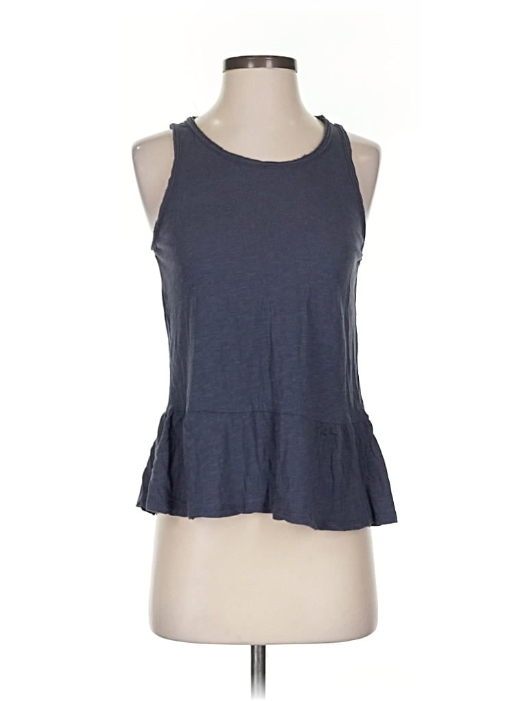 Pre-owned Gap Tank Top Gray Halter Neckline Tops