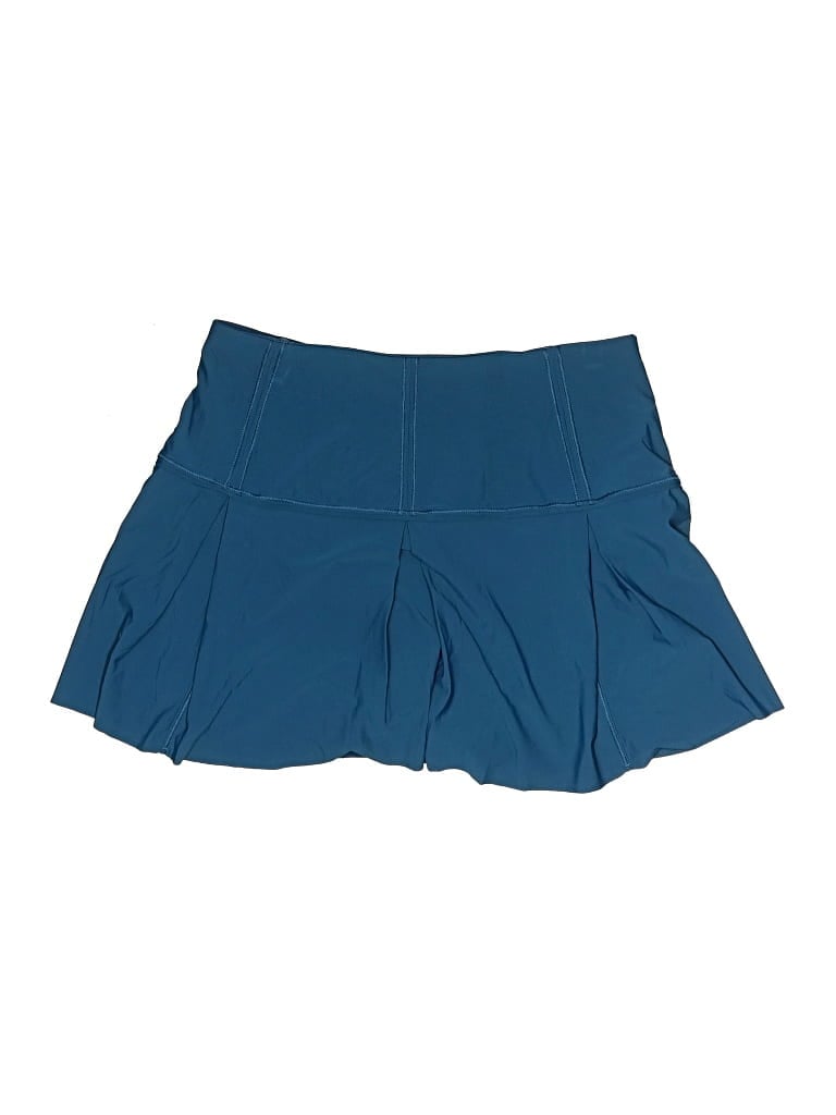 Pre-owned Lululemon Athletica Active Skort In Blue
