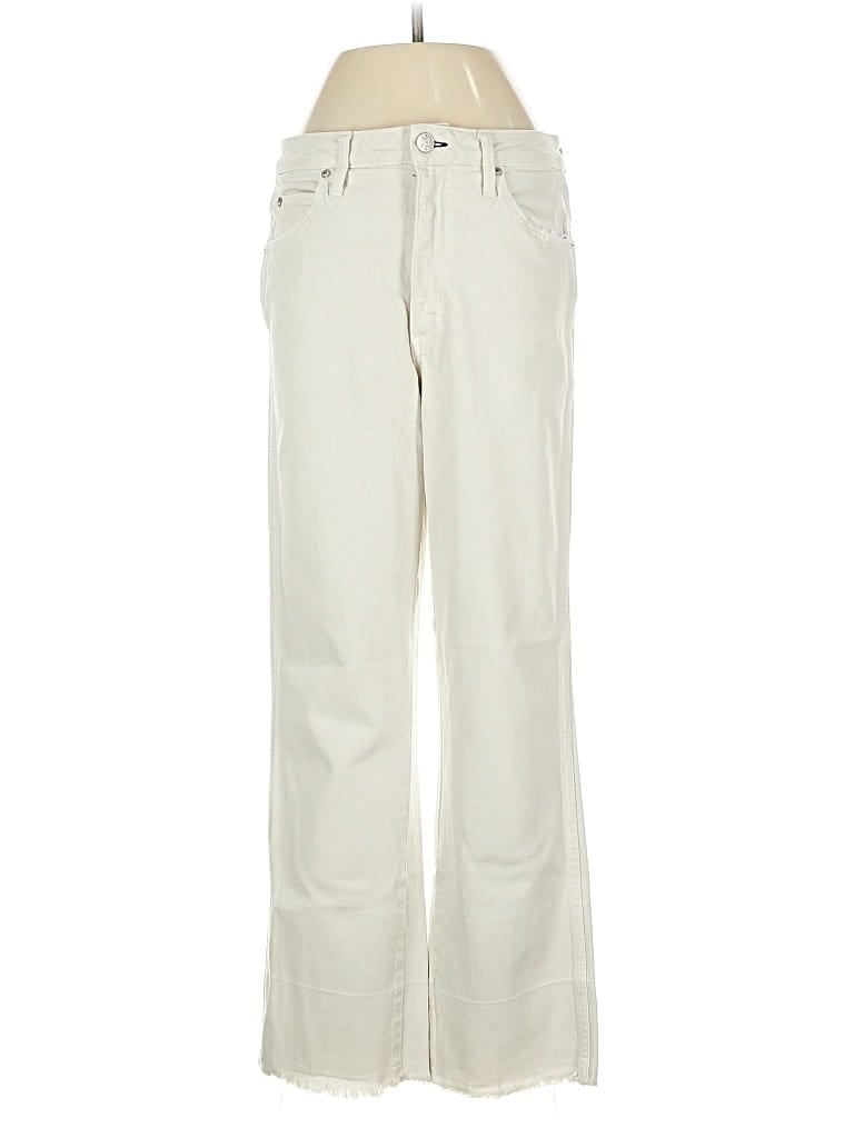 Pre-owned Amo Jeans In White