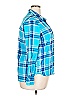 Woolrich 100% Cotton Plaid Blue 3/4 Sleeve Button-Down Shirt Size XXL - photo 4