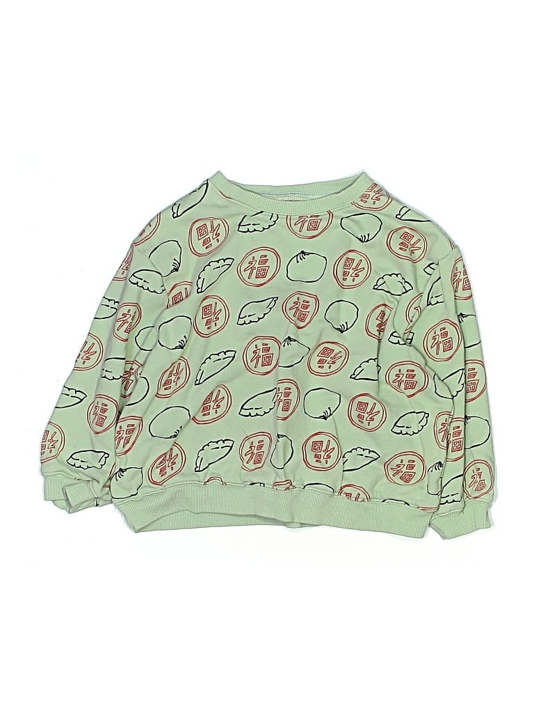 Pre-owned Assorted Brands Kids' Sweatshirt In Green