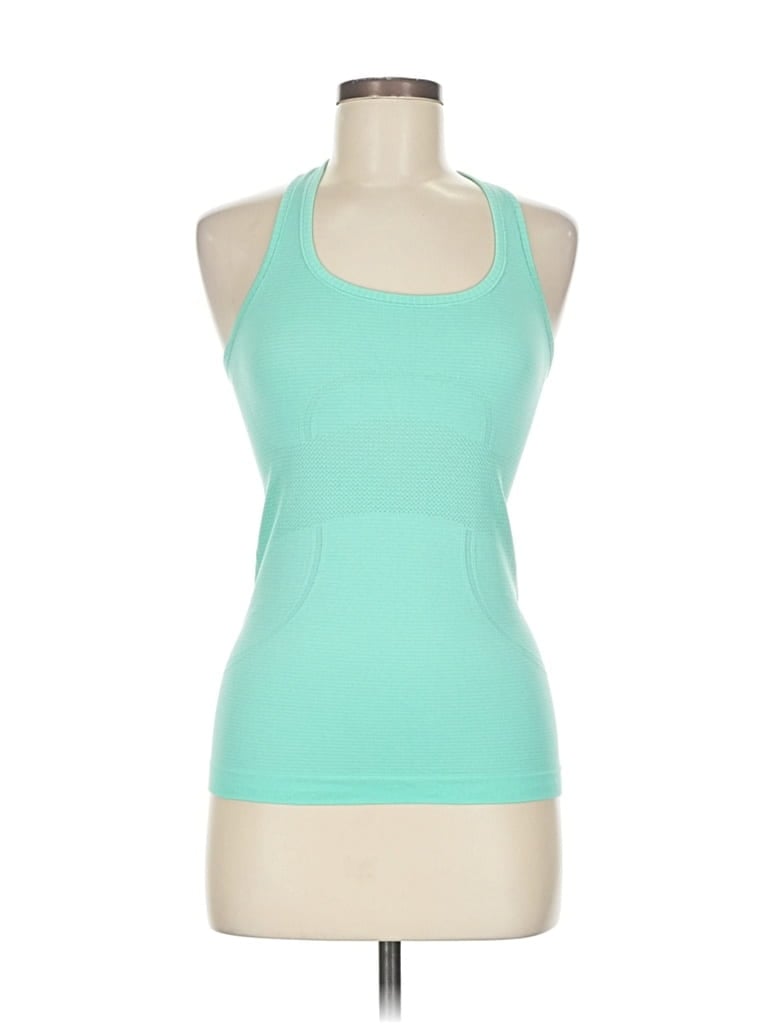 Pre-owned Lululemon Athletica Active Tank Top In Green