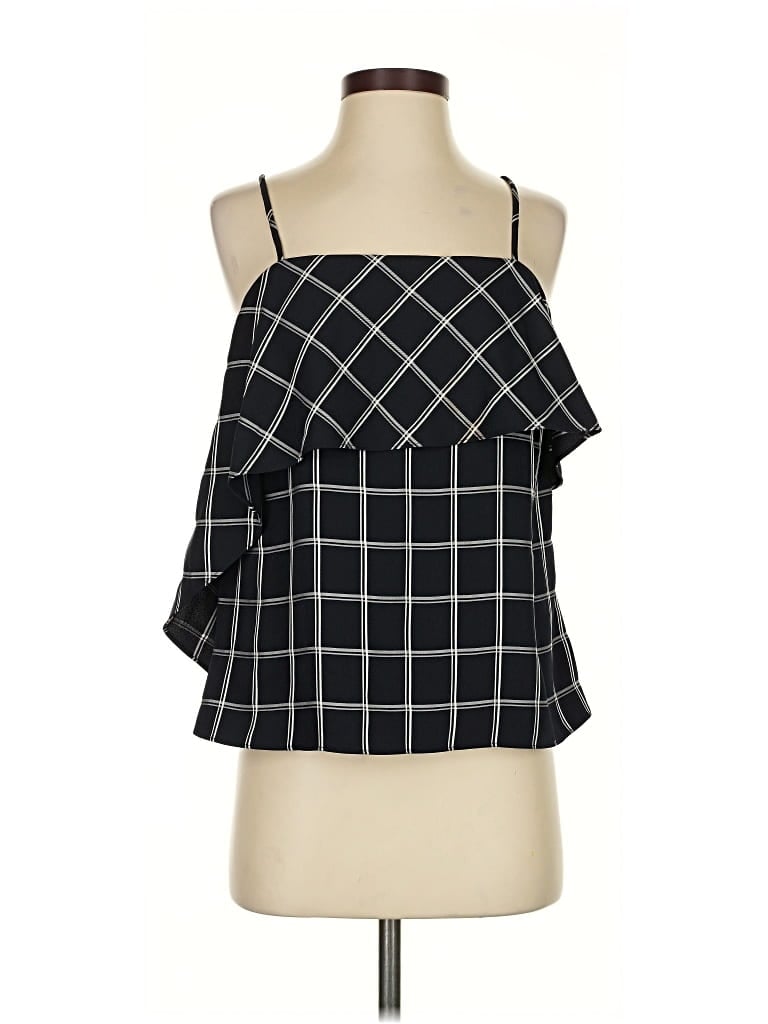 Pre-owned Elizabeth And James Sleeveless Blouse In Black