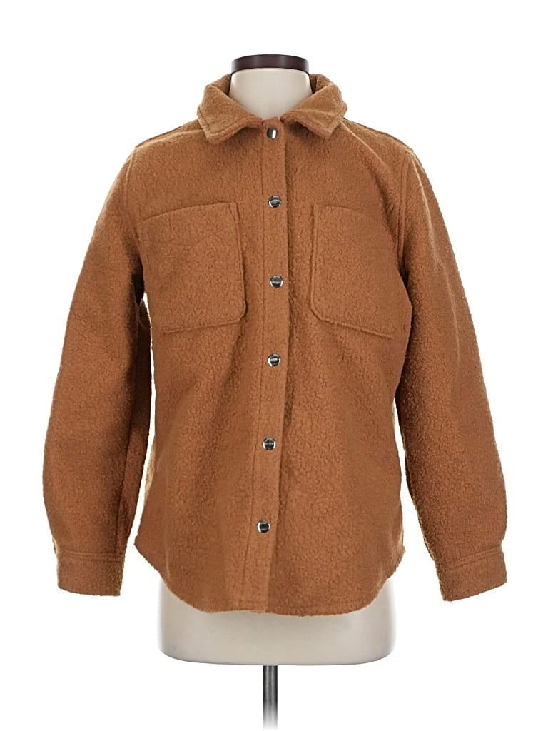 Pre-owned Love Tree Coat In Brown