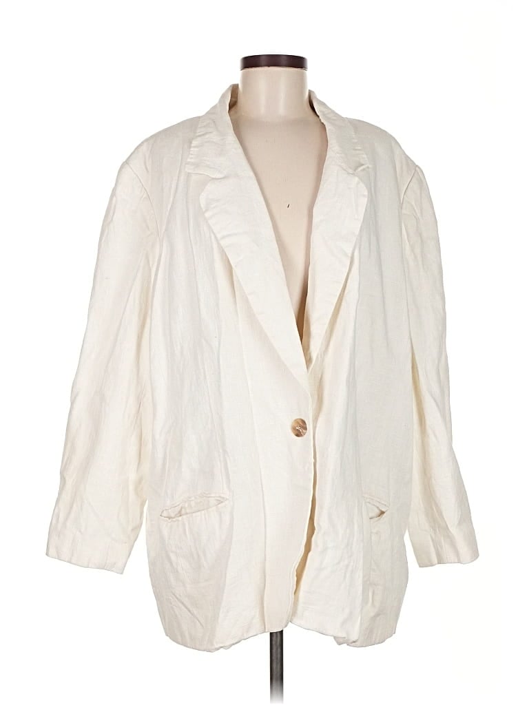 HARVE BENARD Pre-owned Blazer Jacket In White