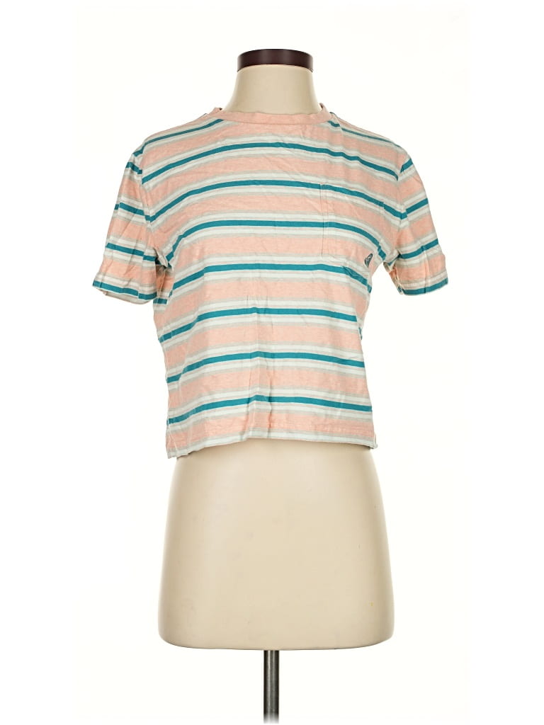 Pre-owned Roxy Short Sleeve Turtleneck In Brown