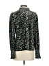 AP.NY Animal Print Green Blue Long Sleeve Top Size S - photo 2
