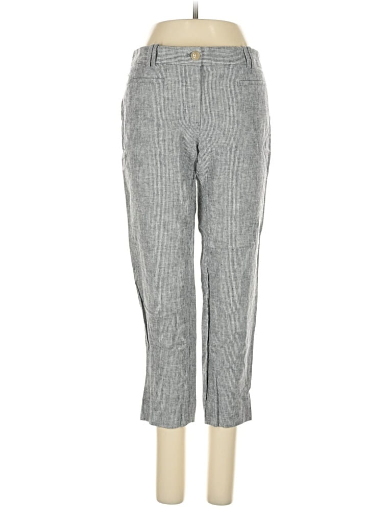 Pre-owned Ann Taylor Linen Pants In Gray