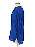 Sunny Leigh 100% Polyester Blue Long Sleeve Blouse Size M - photo 5