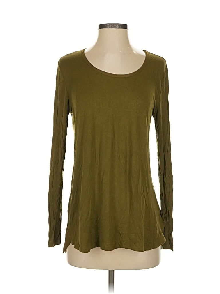 Pre-owned Bordeaux 3/4 Sleeve T-shirt In Green