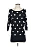 White House Black Market Polka Dots Black Pullover Sweater Size S - photo 1