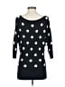 White House Black Market Polka Dots Black Pullover Sweater Size S - photo 2