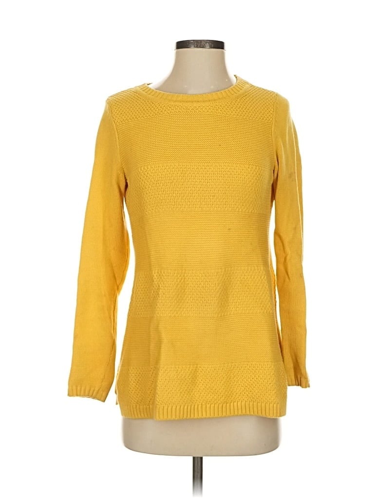 Pre-owned Talbots Outlet Pullover Sweater In Yellow