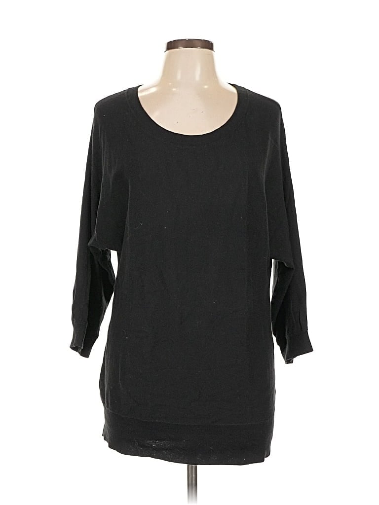 Pre-owned Ann Taylor Loft Sweatshirt In Black