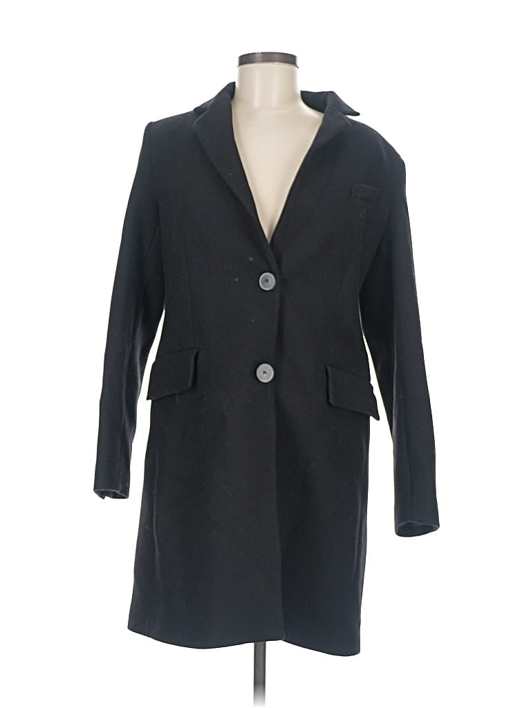 Pre-owned Zara Coat In Black