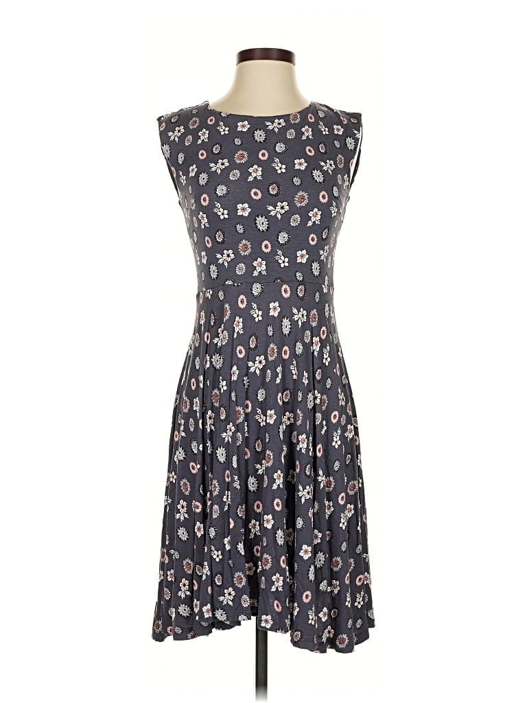 Pre-owned Ann Taylor Loft Outlet Casual Dress In Blue