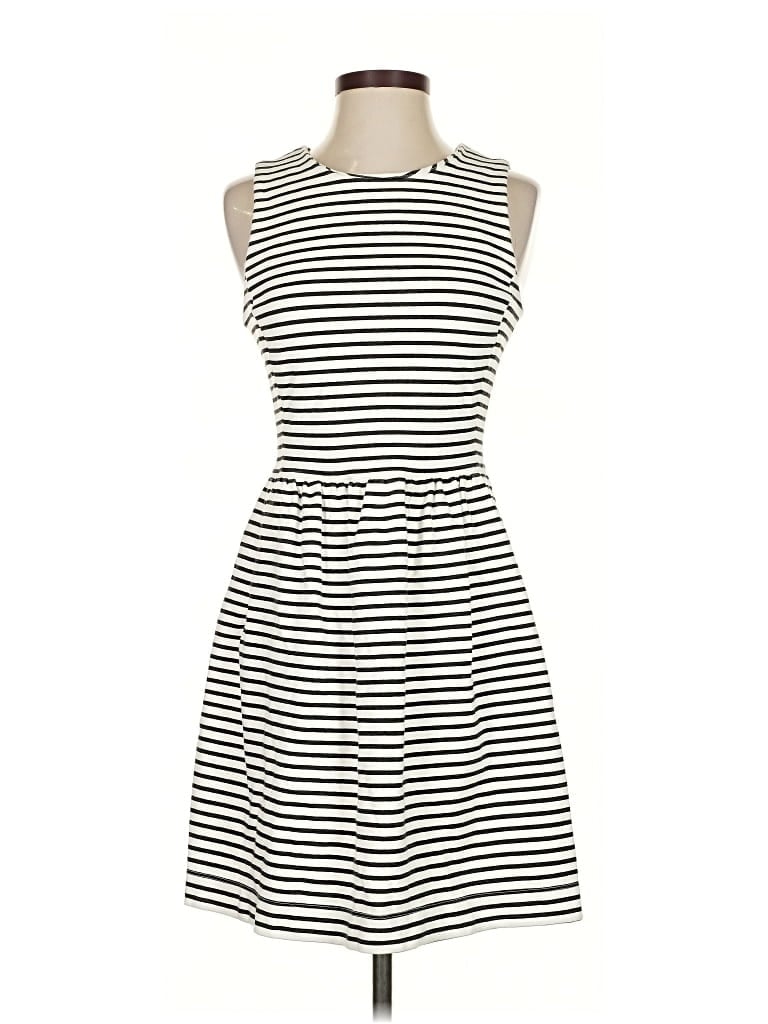 Pre-owned J.crew Factory Store Casual Dress In White