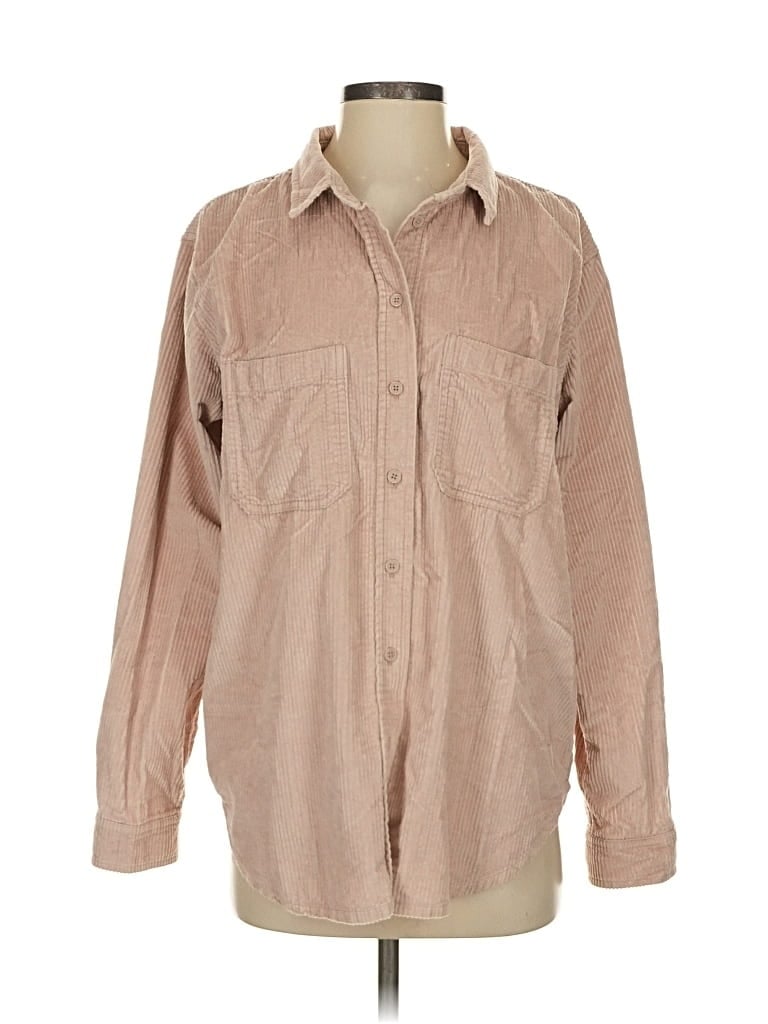 Click to view more detailed imagery on our partner's website Pre-owned American Eagle Outfitters Long Sleeve Button Down Shirt In Brown