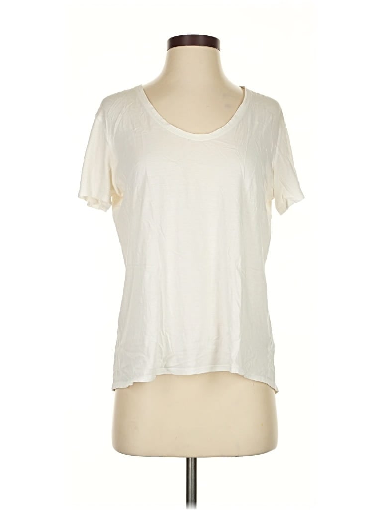 Pre-owned Theory Short Sleeve T-shirt In White