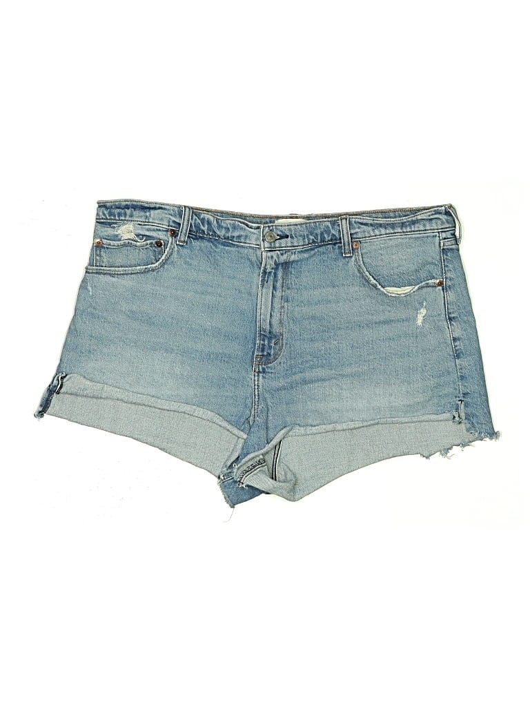 ABERCROMBIE & FITCH Pre-owned Denim Shorts In Blue