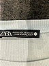 Zara Solid Silver Short Sleeve T-Shirt Size XS - photo 7