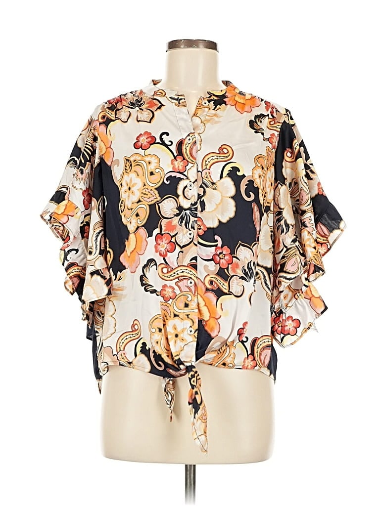 Pre-owned Chico's Kimono In White