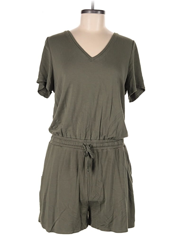 Pre-owned Daily Ritual Romper In Green