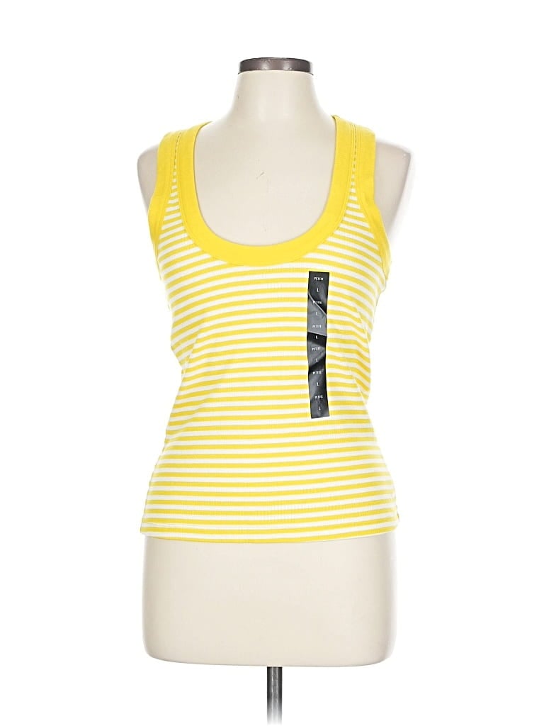 Banana Republic Factory Store Tank Top Yellow Halter Neckline Tops