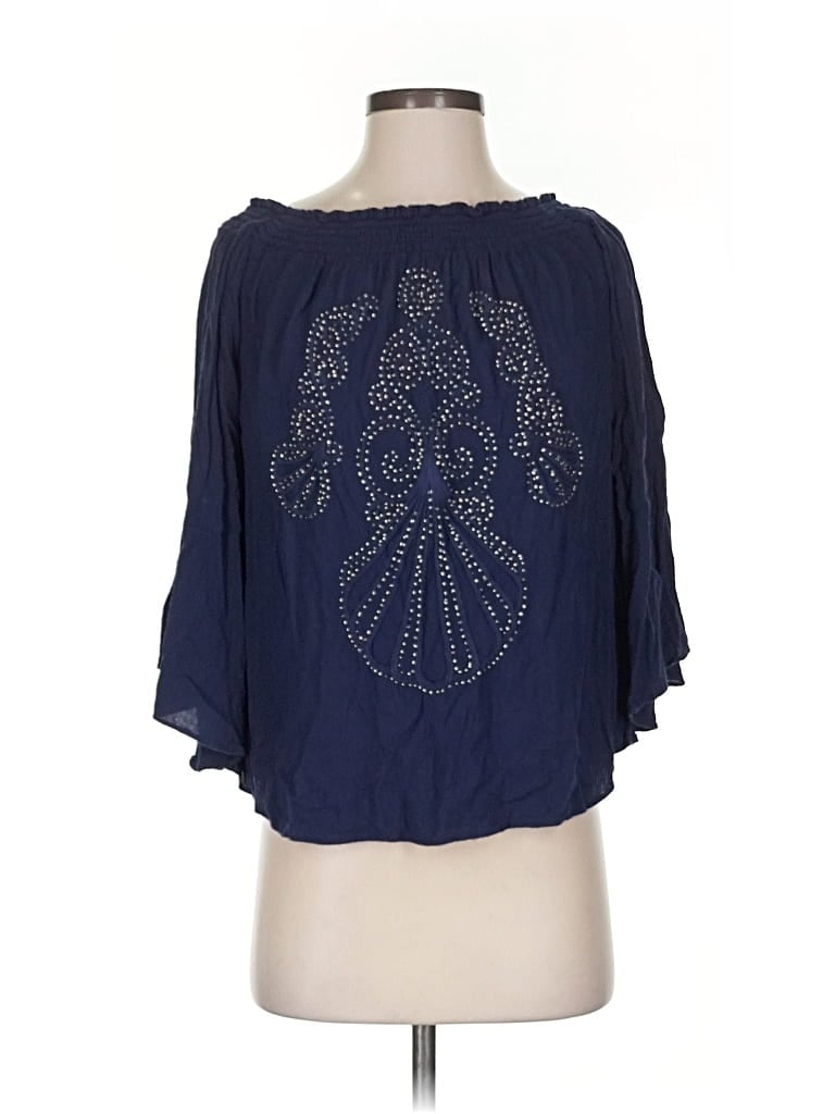 LILLY PULITZER Pre-owned 3/4 Sleeve Blouse In Blue