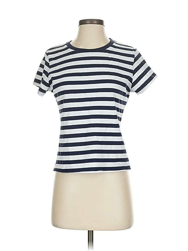 Pre-owned Reformation Jeans Short Sleeve T-shirt In Blue