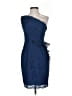 MARCHESA notte Blue Cocktail Dress Size 4 - photo 1