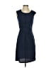 Max and Cleo Solid Blue Casual Dress Size 2 - photo 1