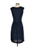 Max and Cleo Solid Blue Casual Dress Size 2 - photo 2