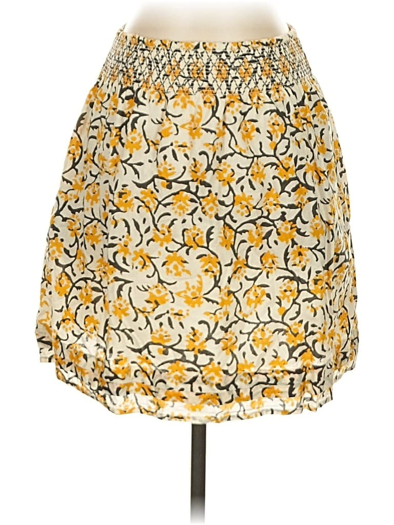 Pre-owned Lilla P Casual Skirt In Yellow
