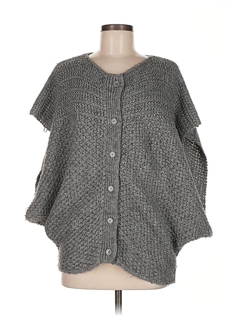 Pre-owned Buffalo By David Bitton Cardigan Sweater In Gray