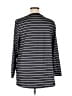 Emery Rose Stripes Black Long Sleeve Top Size 1XL - photo 2