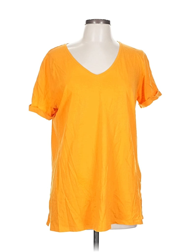 Click to view more detailed imagery on our partner's website Pre-owned Ny & C Short Sleeve T-shirt In Orange