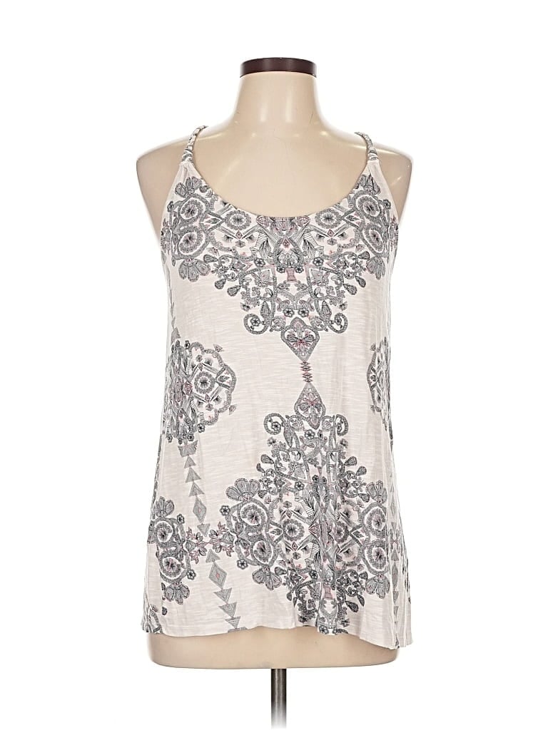 Pre-owned Maurices Sleeveless Top Ivory Halter Neckline Tops In White