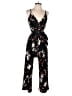 Kaileigh Floral Black Jumpsuit Size XS - photo 1