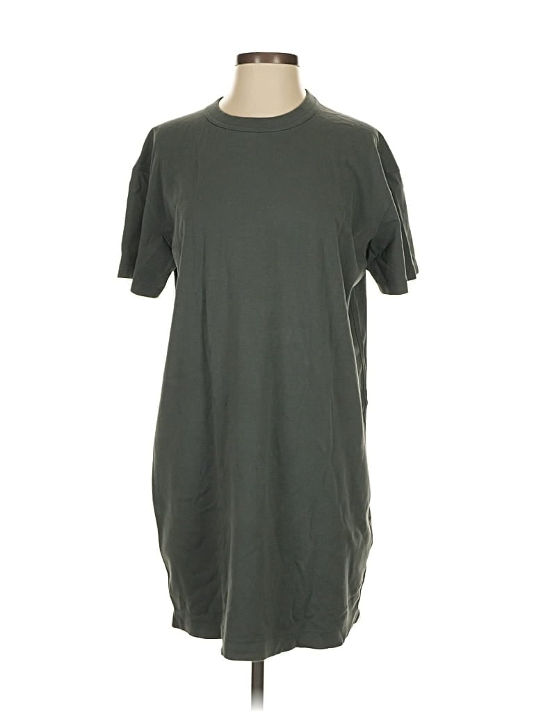 Pre-owned Uniqlo U Casual Dress In Gray