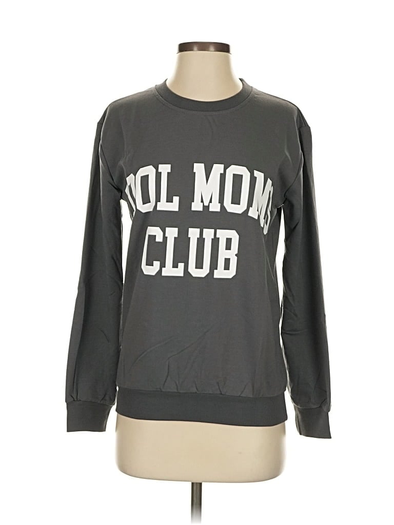 Pre-owned 2 To 5 Designs Sweatshirt In Gray